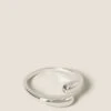 Autograph Sterling Silver Twist Ring -Marksandspencer Sale Store SD 01 T66 9047G XX X EC 0