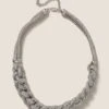 Rhinestone Plait Necklace -Marksandspencer Sale Store SD 01 T66 9055N XX X EC 90