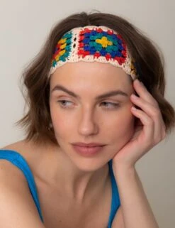 Orange Flower Crochet Head Band -Marksandspencer Sale Store SD 01 T66 9062H P0 X EC 4