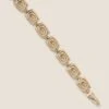 Gold Spiral Link Bracelet