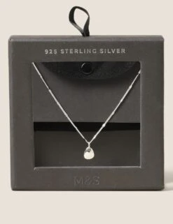 Autograph Sterling Silver Charm Necklace