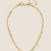 Autograph Waterproof Gold Tone Multirow Necklace -Marksandspencer Sale Store SD 01 T66 9079N S0 X EC 0