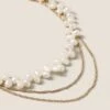 Autograph Freshwater Pearl Multirow Necklace