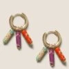 Semi Precious Stone Hoop Earrings -Marksandspencer Sale Store SD 01 T66 9092E A4 X EC 90