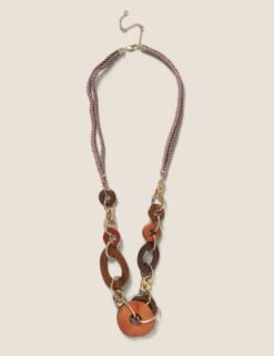 Wood Circle Necklace
