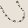 Semi-Precious Beaded Long Necklace -Marksandspencer Sale Store SD 01 T66 9120N J0 X EC 0