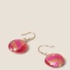 Pink Glass Pearl Drop Earrings -Marksandspencer Sale Store SD 01 T66 9126E A0 X EC 0