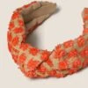 Orange Raffia Knot Alice Band -Marksandspencer Sale Store SD 01 T66 9148H P0 X EC 0