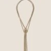 Knot Larriet Necklace -Marksandspencer Sale Store SD 01 T66 9216N S0 X EC 0