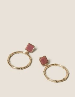 Per Una Semi Precious Hoop Earrings