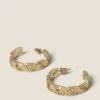 Aztec Gold Hoop Earrings -Marksandspencer Sale Store SD 01 T66 9381E S0 X EC 0