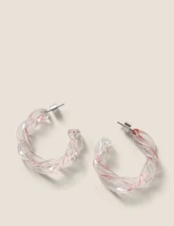 Purple Twist Hoop Earrings -Marksandspencer Sale Store SD 01 T66 9382E D9 X EC 2