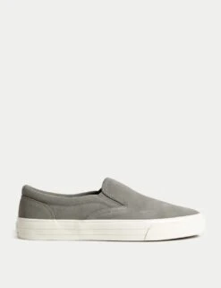 Suede Slip-On Pumps