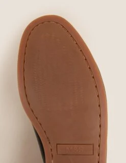 Leather Slip-On Boat Shoes -Marksandspencer Sale Store SD 03 T03 2203 F4 X EC 3