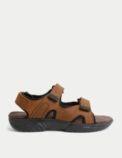 Leather Riptape Sandals