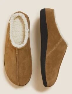 Suede Mule Slippers -Marksandspencer Sale Store SD 03 T03 4130S VS X EC 1
