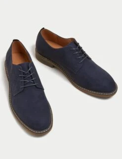 Faux Suede Derby Shoes -Marksandspencer Sale Store SD 03 T03 5089 F0 X EC 2