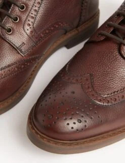 Leather Brogue Boot -Marksandspencer Sale Store SD 03 T03 5654 N0 X EC 3