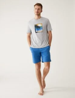 Pure Cotton Palm Tree Pyjama Set -Marksandspencer Sale Store SD 03 T07 0024 E4 X EC 1
