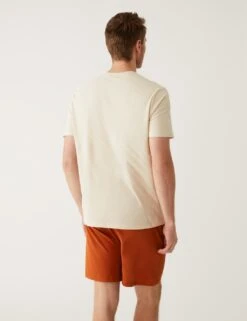 Pure Cotton Sunset Graphic Pyjama Set -Marksandspencer Sale Store SD 03 T07 0025 B4 X EC 3