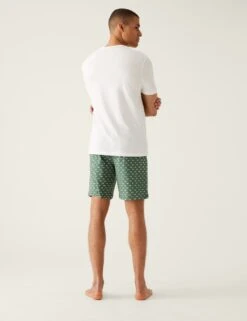 Pure Cotton Elephant Print Pyjama Set -Marksandspencer Sale Store SD 03 T07 0030 J4 X EC 4