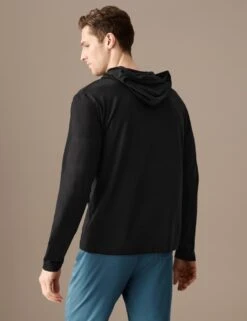 Supima® Cotton Blend Jersey Hoodie 9 Supima® Cotton Blend Jersey Hoodie -Marksandspencer Sale Store SD 03 T07 1259A Y0 X EC 3
