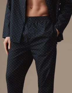 Cotton Rich Polka Dot Pyjama Set -Marksandspencer Sale Store SD 03 T07 1269A F4 X EC 2
