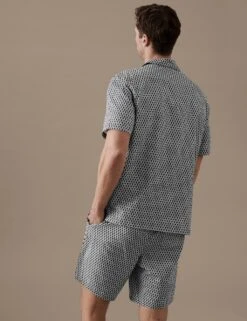 Cotton Rich A Print Pyjama Shorts -Marksandspencer Sale Store SD 03 T07 1271A Y4 X EC 2