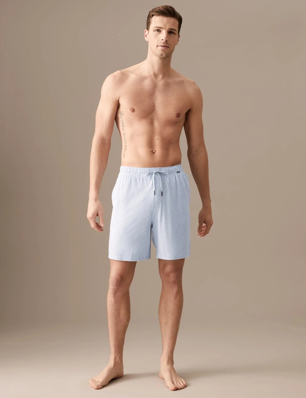 Cotton Blend Pyjama Shorts 1 Cotton Blend Pyjama Shorts