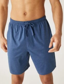 Cotton Rich Marl Effect Pyjama Set 7 Cotton Rich Marl Effect Pyjama Set -Marksandspencer Sale Store SD 03 T07 2159 PD X EC 2