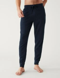 Cotton Supersoft Waffle Loungewear Bottoms -Marksandspencer Sale Store SD 03 T07 3224 F3 X EC 1
