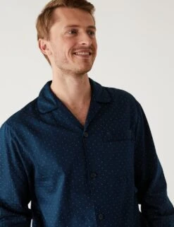 Pure Cotton Polka Dot Pyjama Set 8 Pure Cotton Polka Dot Pyjama Set -Marksandspencer Sale Store SD 03 T07 4675 F0 X EC 2