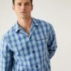 Pure Cotton Checked Pyjama Set -Marksandspencer Sale Store SD 03 T07 4744 E4 X EC 0