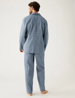 Pure Cotton Mosaic Print Pyjama Set -Marksandspencer Sale Store SD 03 T07 4745 E4 X EC 1