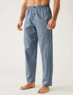 Pure Cotton Mosaic Print Pyjama Set -Marksandspencer Sale Store SD 03 T07 4745 E4 X EC 2