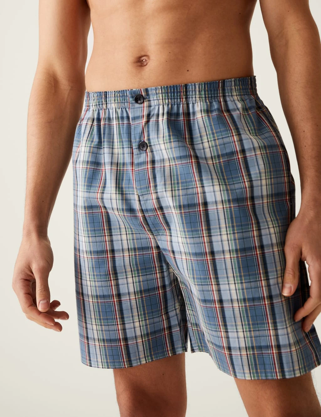 Pure Cotton Checked Pyjama Set 3 Pure Cotton Checked Pyjama Set - Image 3