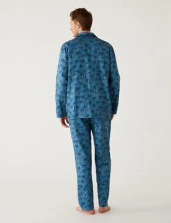 Pure Cotton Palm Print Pyjama Set -Marksandspencer Sale Store SD 03 T07 4824 E4 X EC 1