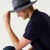 Linen Blend Broad Brim Ambassador Hat