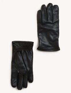 Cashmere Lined Leather Gloves