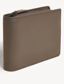 Leather Zip Bi-Fold Cardsafe™ Wallet