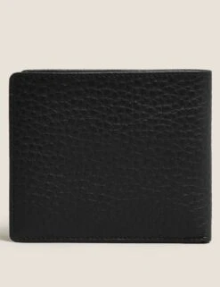 Leather Bi-fold Cardsafe™ Wallet -Marksandspencer Sale Store SD 03 T09 7260M Y0 X EC 1