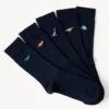 5pk Dinosaur Cotton Rich Socks