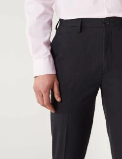 Slim Fit Cotton Rich Stretch Striped Shirt -Marksandspencer Sale Store SD 03 T11 0672S A0 X EC 1