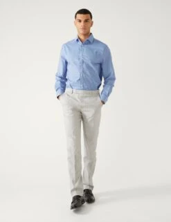 Regular Fit Non Iron Pure Cotton Shirt -Marksandspencer Sale Store SD 03 T11 1233U F4 X EC 1