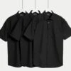3pk Regular Fit Short Sleeve Shirts -Marksandspencer Sale Store SD 03 T11 2082 Y0 X EC 0
