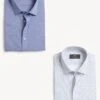 2pk Regular Fit Geometric Short Sleeve Shirts -Marksandspencer Sale Store SD 03 T11 2290 F4 X EC 0