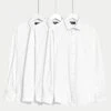 3pk Tailored Fit Long Sleeve Shirts -Marksandspencer Sale Store SD 03 T11 2310T Z0 X EC 0
