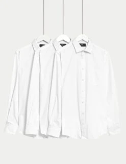 3pk Tailored Fit Long Sleeve Shirts