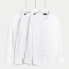 3pk Regular Fit Long Sleeve Shirts -Marksandspencer Sale Store SD 03 T11 2332 Z0 X EC 0