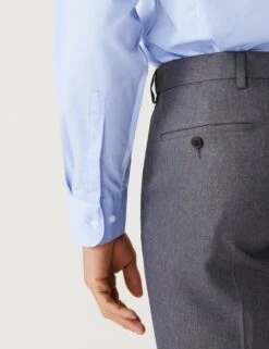 3pk Slim Fit Easy Iron Long Sleeve Shirts -Marksandspencer Sale Store SD 03 T11 2529S E0 X EC 3